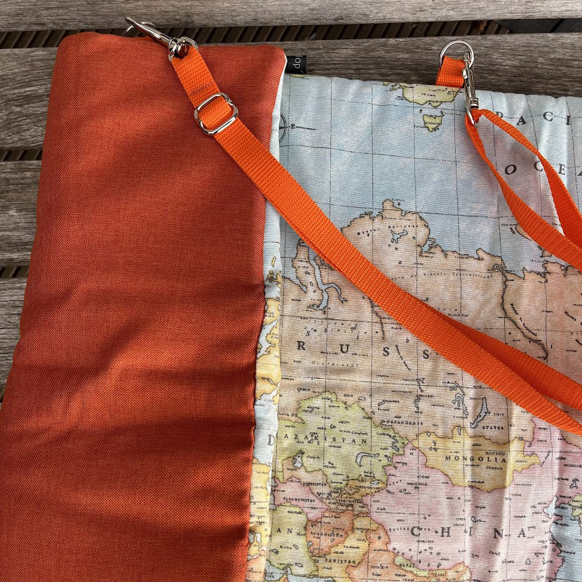 Hundedecke To Go terracotta, 50x75cm, Einzelstück, sofort lieferbar – Bild 2